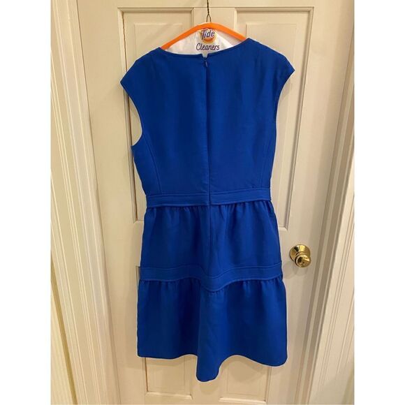 NWT Authentic TORY BURCH Jane Dress in Blue Dahlia Size 10 $428 ~ BRAND NEW - Picture 7 of 7